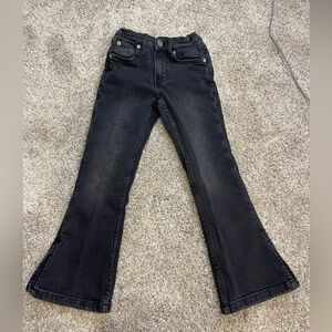 Zara Dark Flare little girls size 6 Jeans